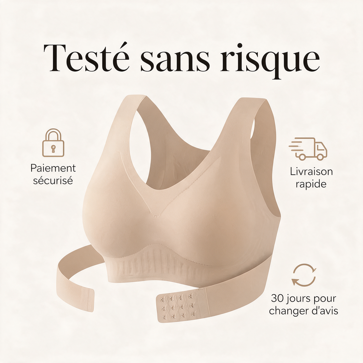 Garantie Tenaya : paiement sécurisé, livraison rapide, 30 jours pour changer d'avis